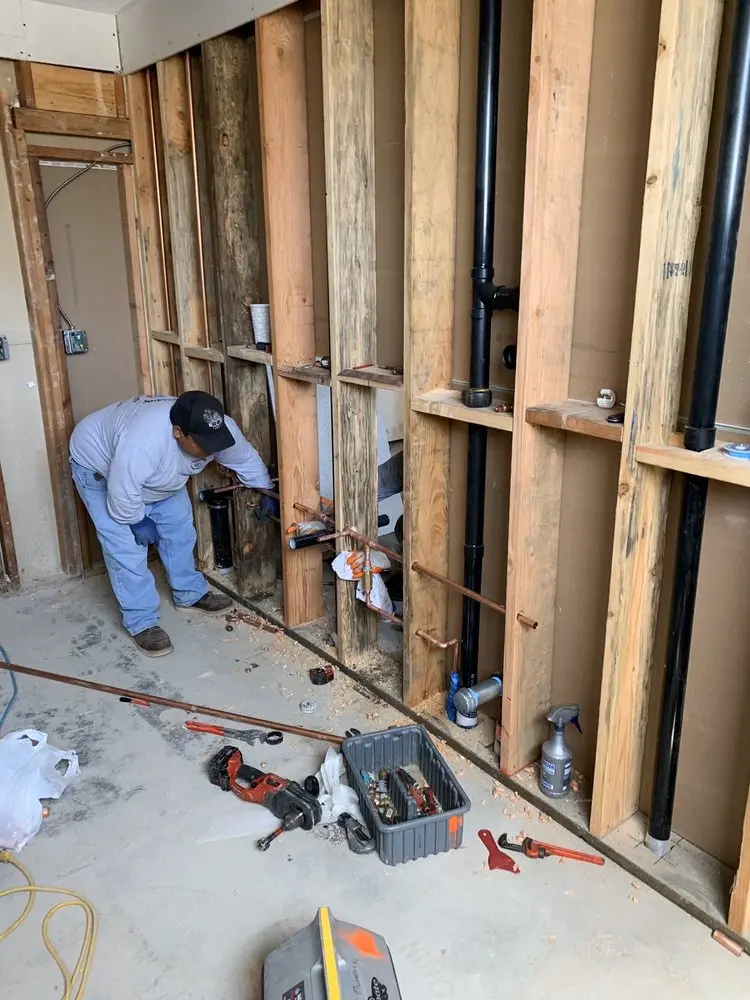 Commercial rough-in plumbing for Gas Line Repair in South Haven